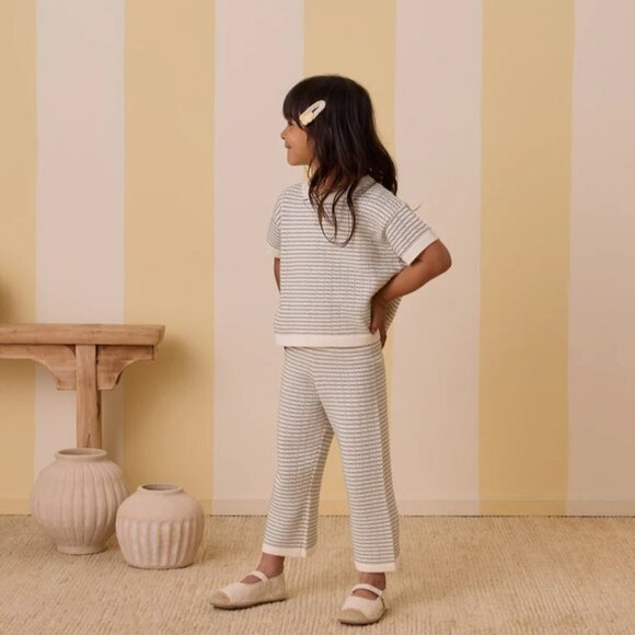 NWT - Rylee + Cru Sage Stripes Cream Knit Set - Picture 3 of 3